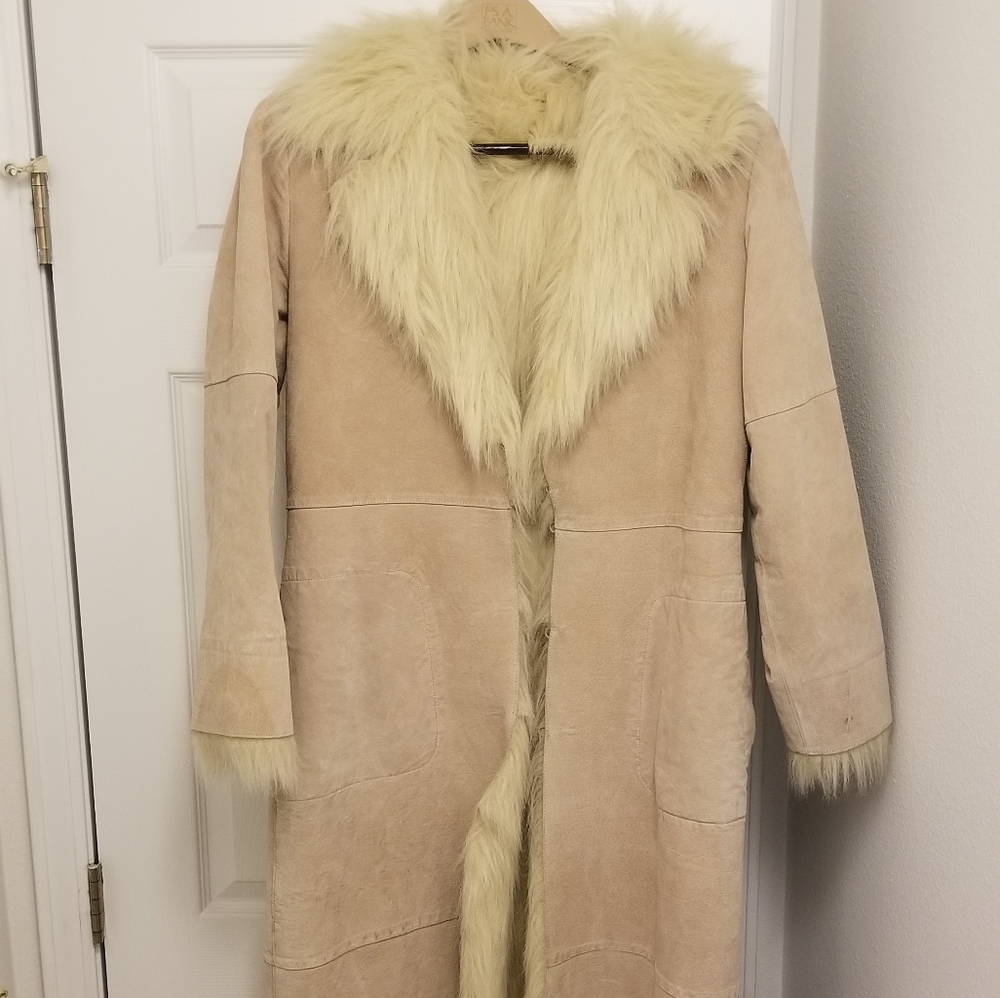 Cami International Suede LONG Duster SZ M
